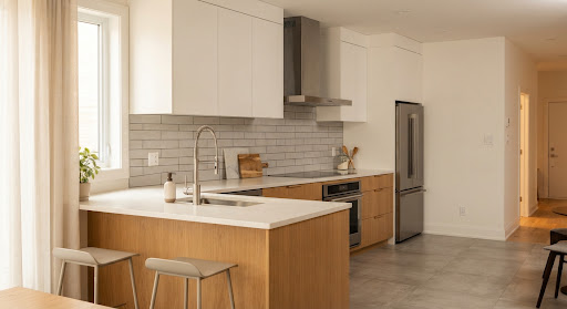 A professionally renovated modern kitchen